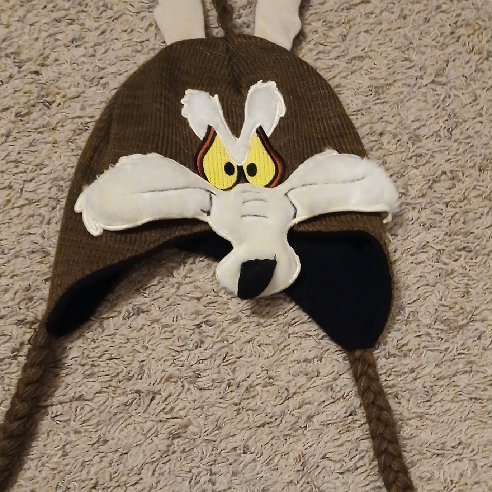 Brown Cartoon Character Beanie Hat - Picture 3 of 5